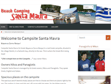 Tablet Screenshot of campingsantamavra.com